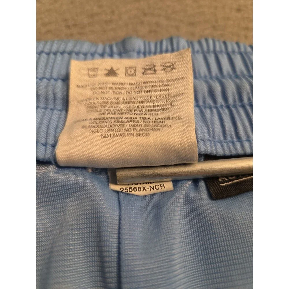 Vintage Nike Jordan UNC Tar Heels Basketball Shorts Medium Blue Argyle Stitched